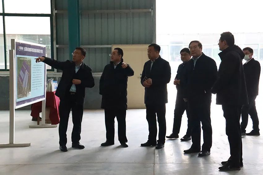 濟(jì)寧市委常委，市政府副市長(zhǎng)、黨組副書記王宏偉蒞臨天意機(jī)械調(diào)研大宗固廢項(xiàng)目